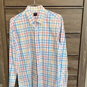 J. Crew Pastel Plaid Men's Shirt
